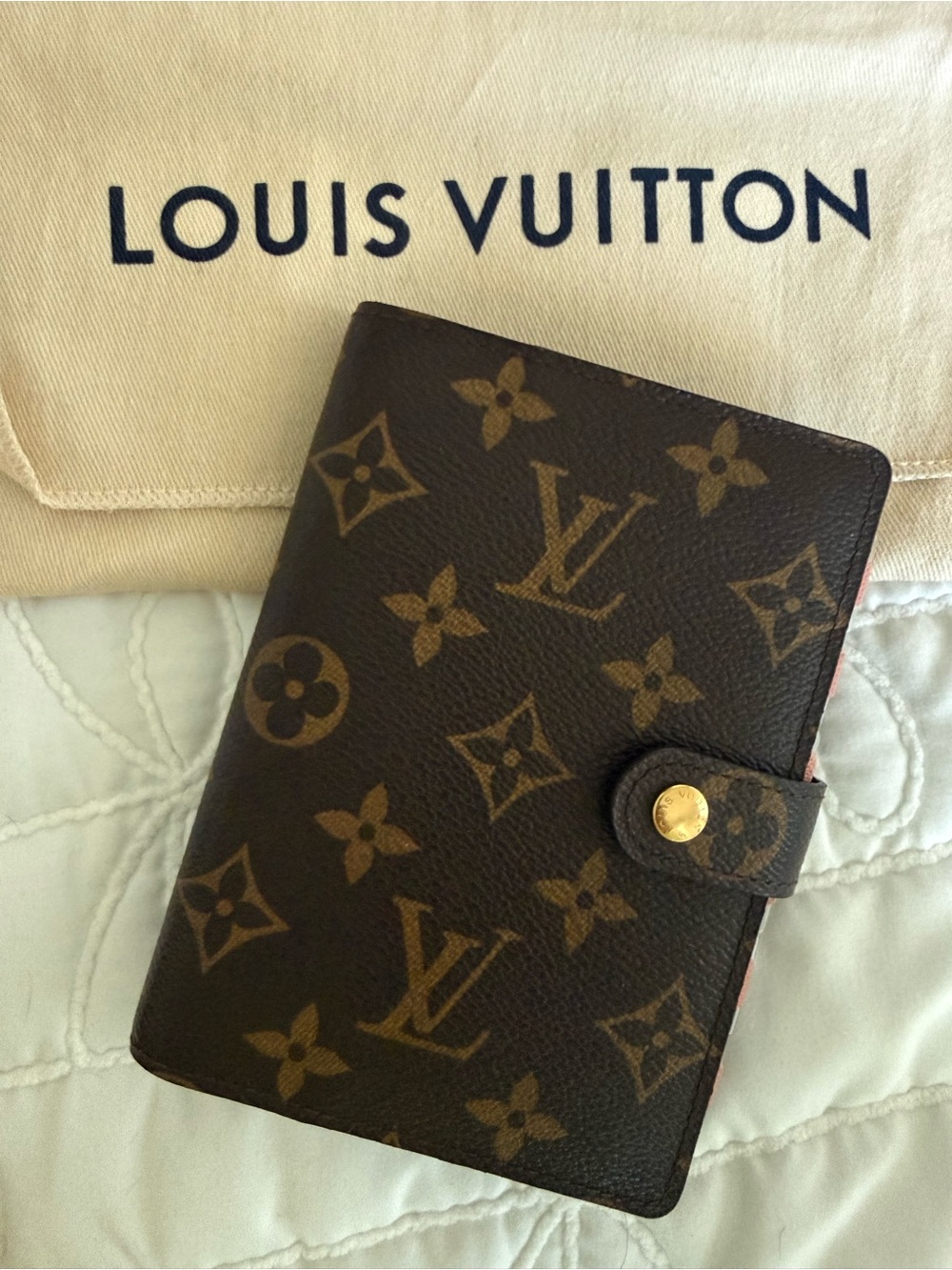 Louis Vuitton Monogram Canvas Brown Agenda PM